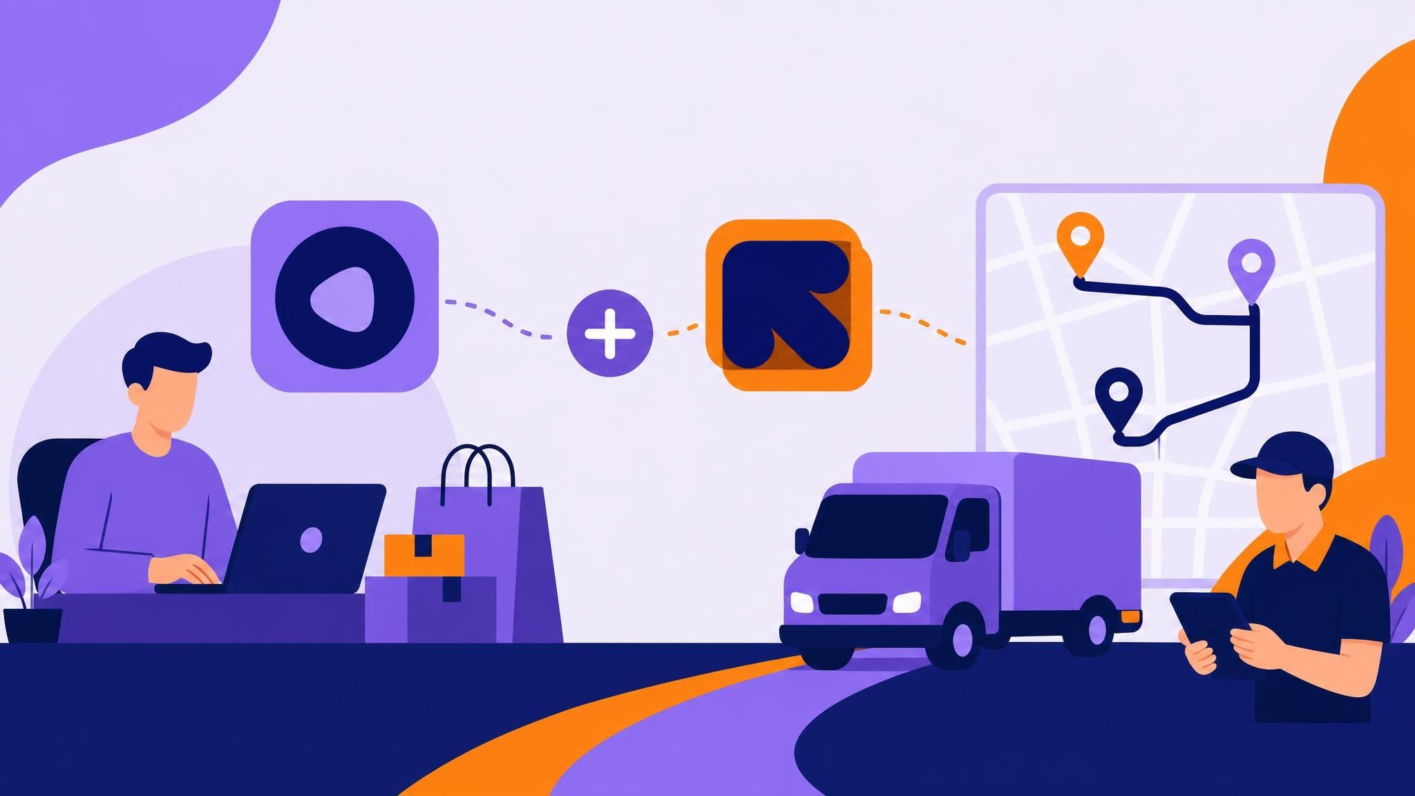 Omie + Meu Rastreio : de la vente à la tournée en quelques minutes avec optimisation intelligente