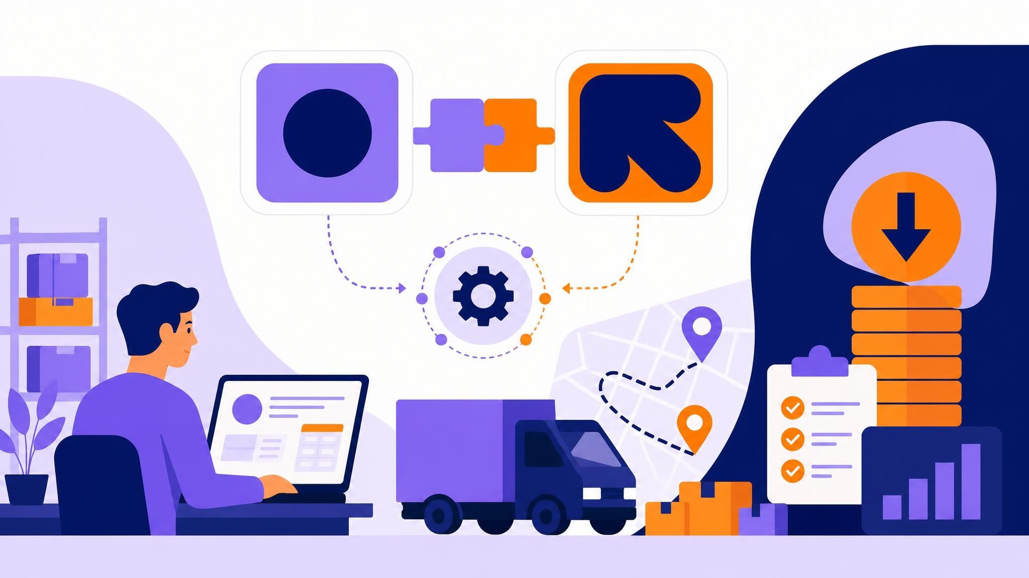 Como reduzir custos de transporte com a Omie e o Meu Rastreio: integração que transforma operações logísticas
